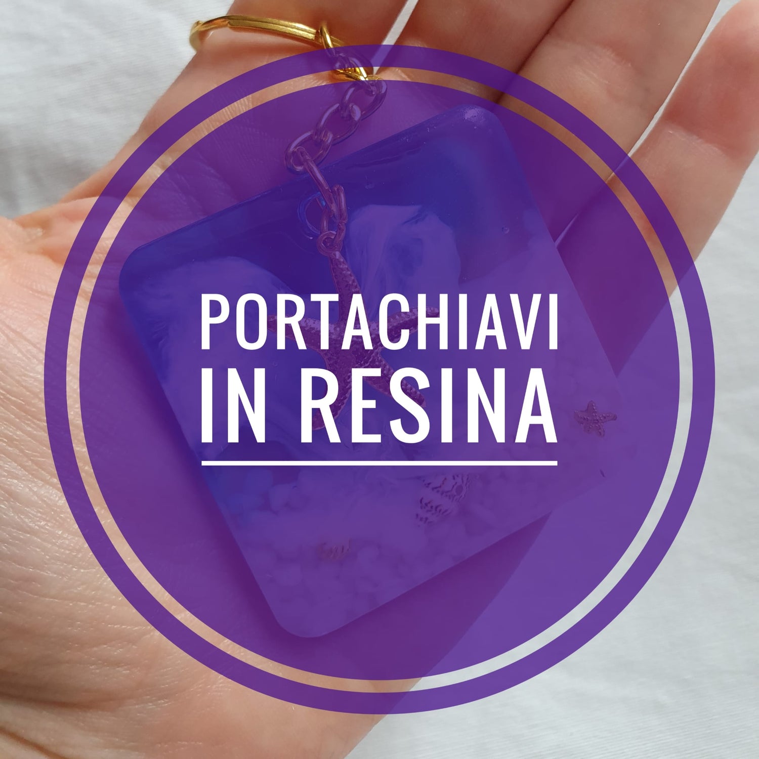 Portachiavi in resina