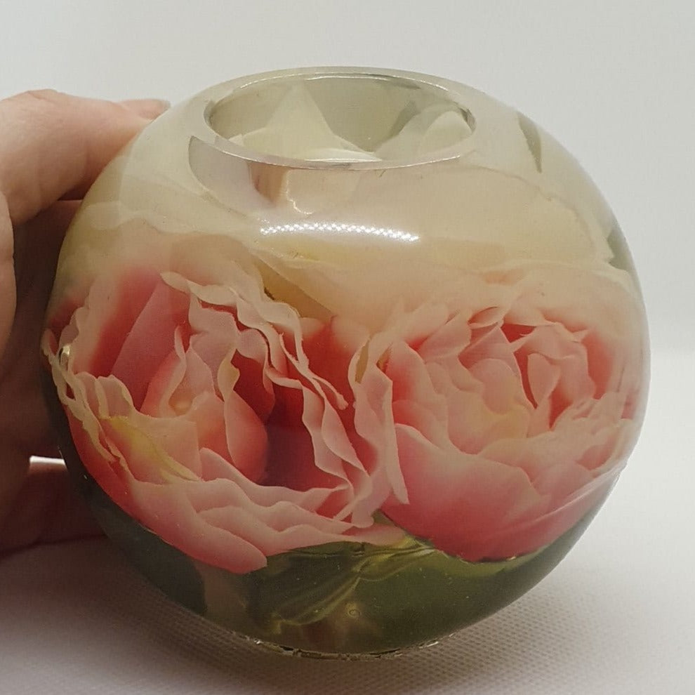 portacandele in resina medio