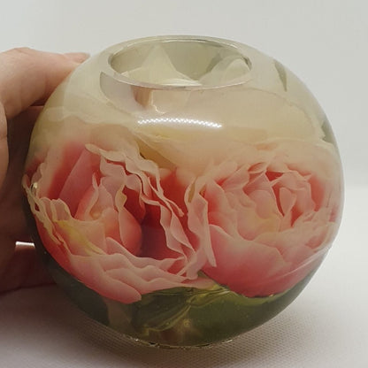 portacandele in resina medio