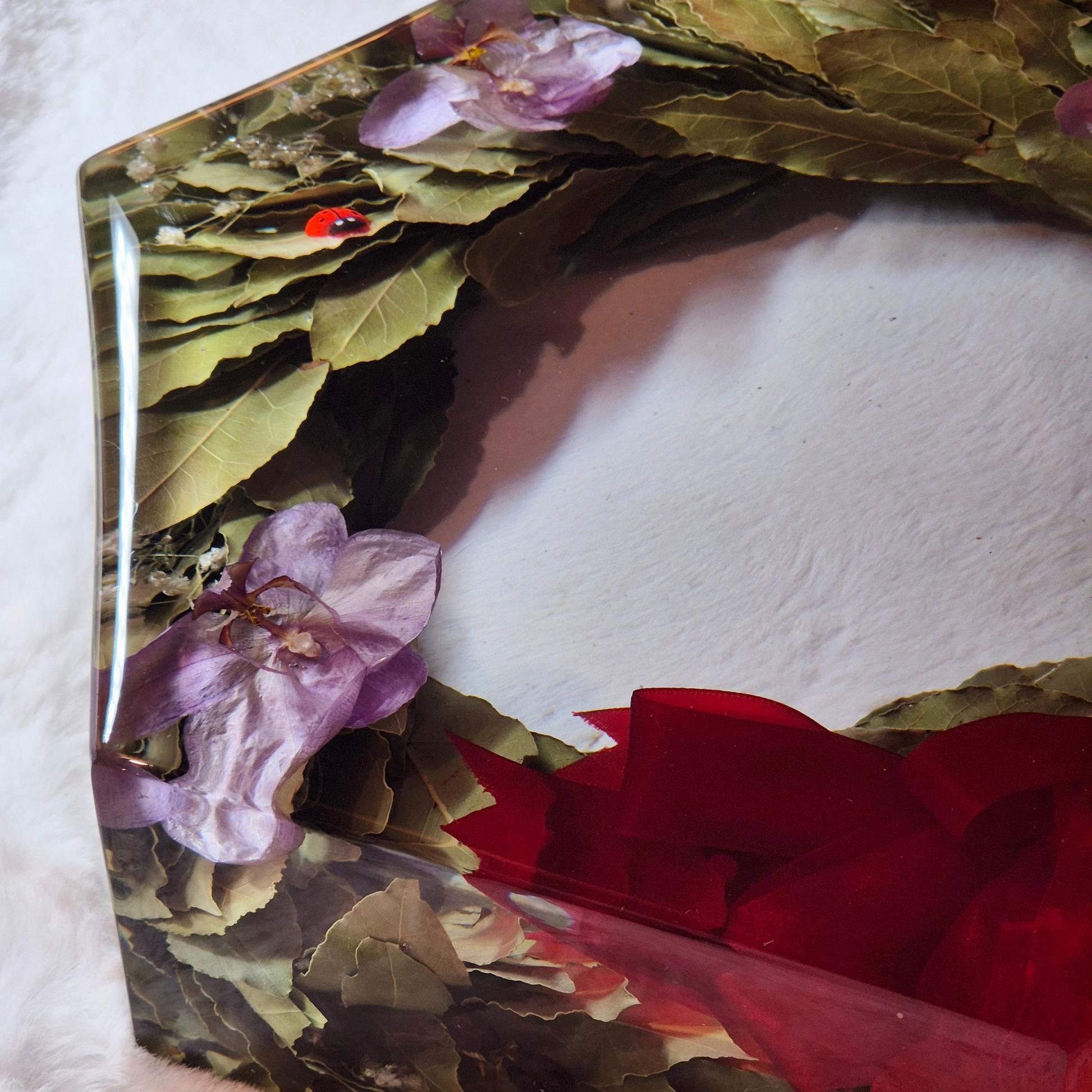 Conservazione corona di allorol in resina epossidica