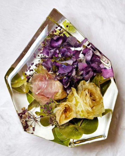 Conservazione bouquet sposa - forma gemma