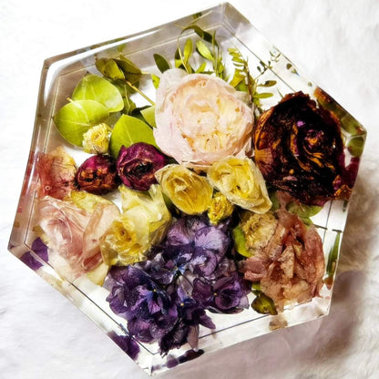 Bouquet fiori sposa in resina