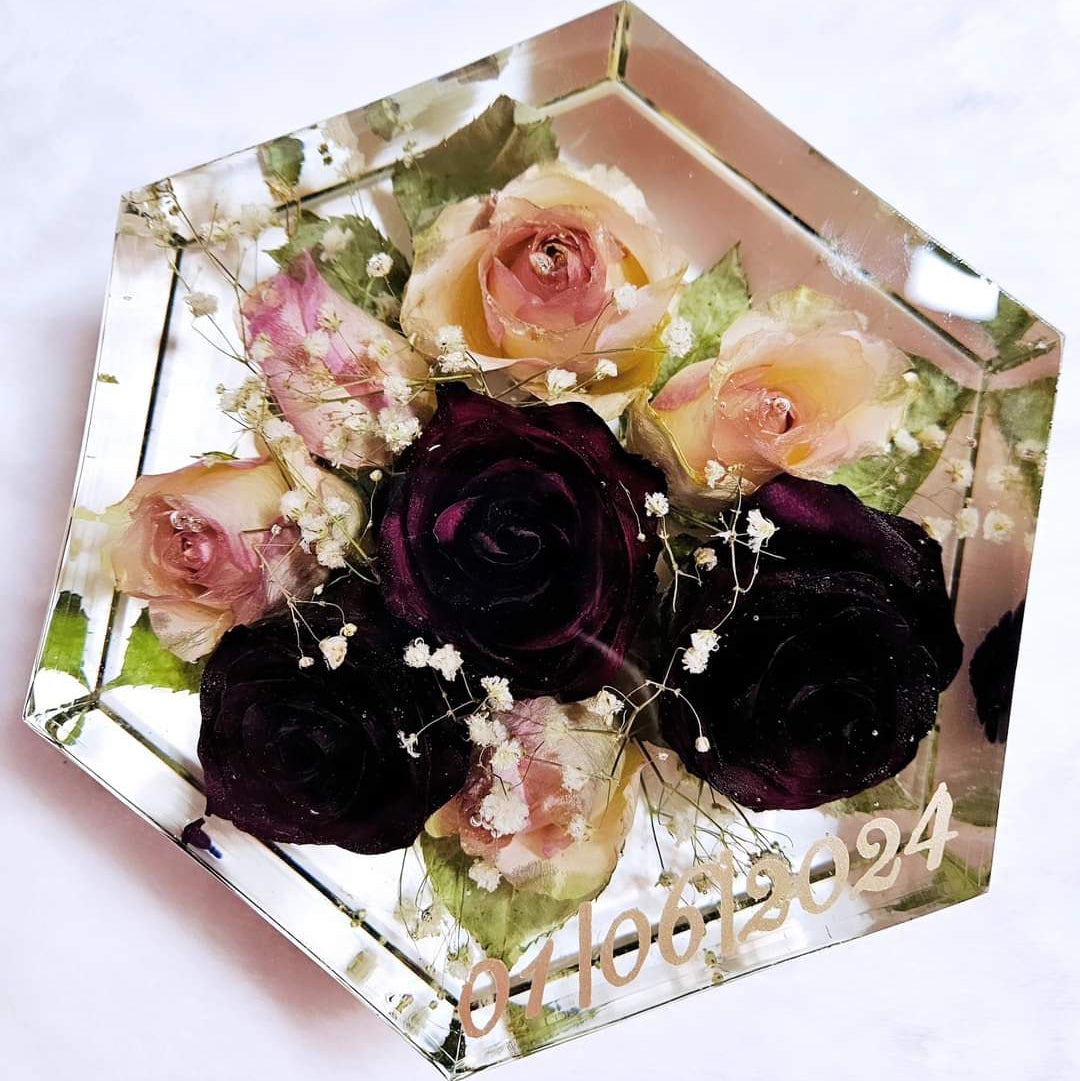 Bouquet di nozze in resina