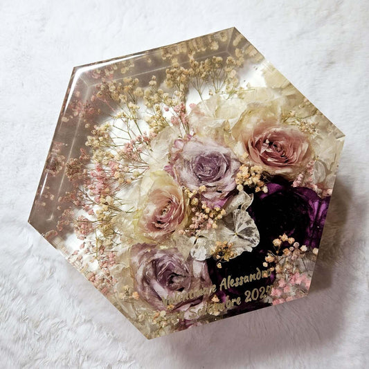 Bouquet matrimonio conservato