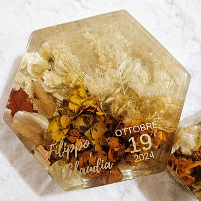 Fiori sposa in resina