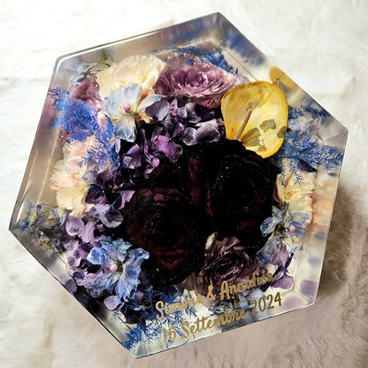 Fiori matrimonio in resina