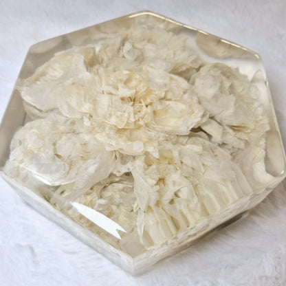 Bridal bouquet preservation - hexagonal shape
