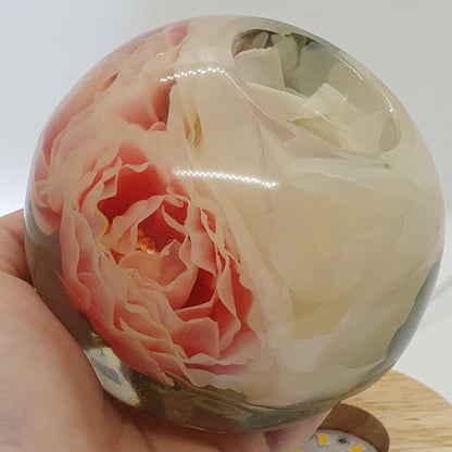 poertacandele in resina medio