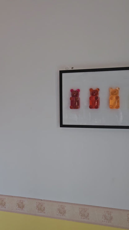 Quadro pop Orsetti arcobaleno 🌈