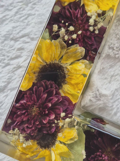 Conservazione bouquet in resina - Cornice jumbo per foto 13x18