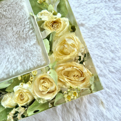Conservazione bouquet in resina - Cornice jumbo per foto 13x18