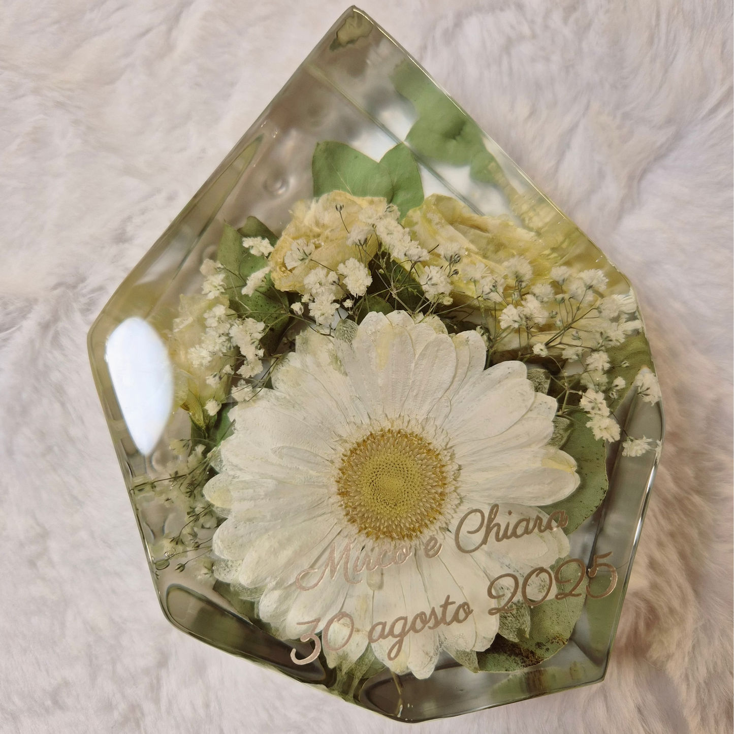 Bridal bouquet preservation - bud shape