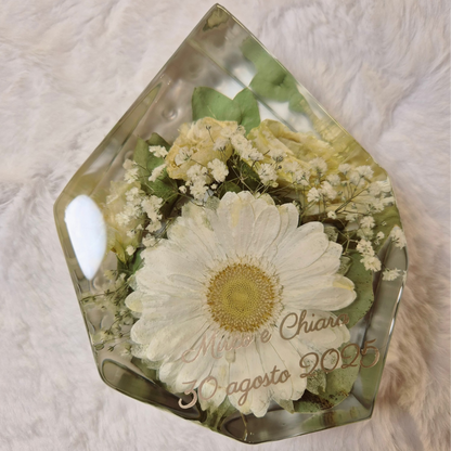Bridal bouquet preservation - bud shape