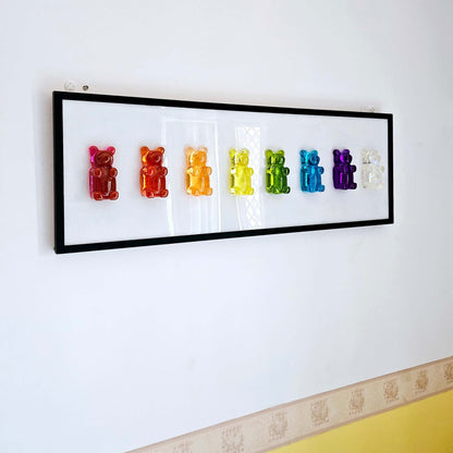 Quadro pop Orsetti arcobaleno 🌈